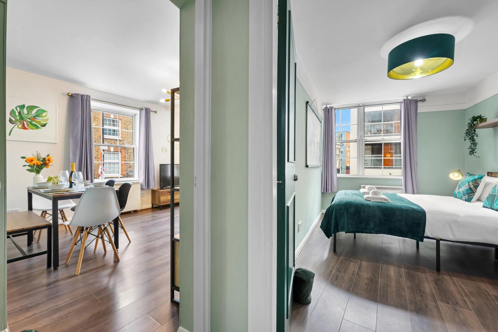 לונדון Chic 2 Bedroom Apartment Near Liverpool Street By Gold Stays מראה חיצוני תמונה